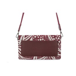 Torba Damska Laura Ashley CRESTON-FLOWER-CLARET-RED Szary 24 x 13 x 3 cm