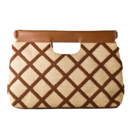 Torba Damska Laura Ashley VALETTA-QUILTED-TAN Brązowy 30 x 20 x 9 cm