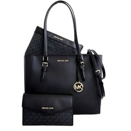 Torba Damska Michael Kors Charlotte Czarny 34 x 27 x 11 cm