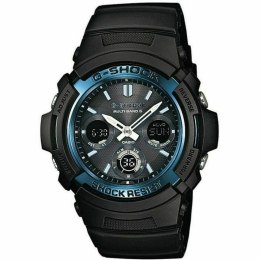 Zegarek Męski Casio G-Shock AWG-M100A-1A Niebieski Czarny