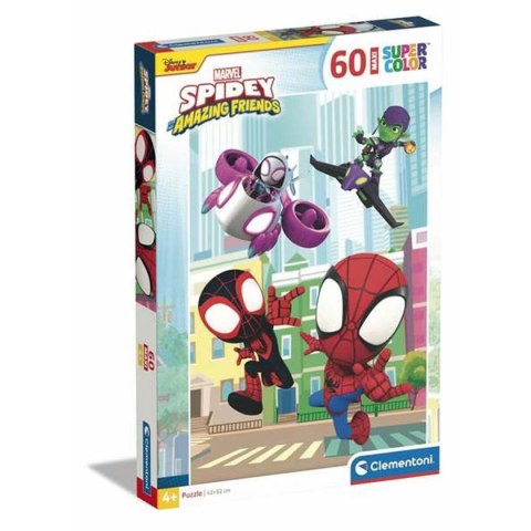 Puzzle dla dzieci Spidey His Amazing Friends 60 Części Maxi