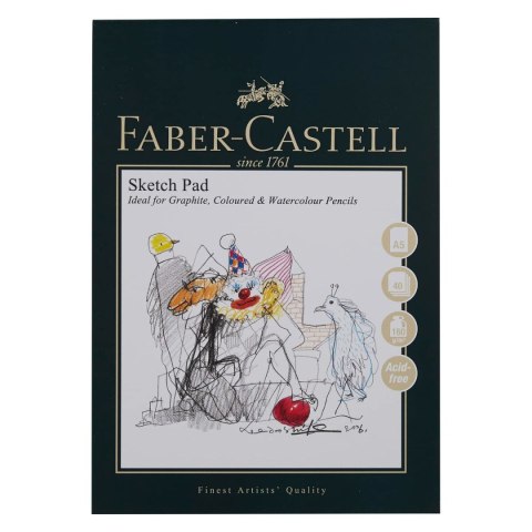 Blok rysunkowy Faber-Castell Biały Papier (Odnowione A)