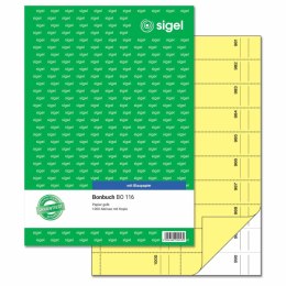 Kartki w kratkę Sigel BO116 Żółty A4 (Odnowione A)