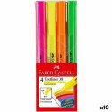 Zestaw markerów fluorescencyjnych Faber-Castell Textliner 38 10 Sztuk
