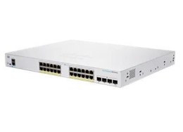 Cisco CBS250-24FP-4G-EU łącza sieciowe Zarządzany L2/L3 Gigabit Ethernet (10/100/1000) Srebrny