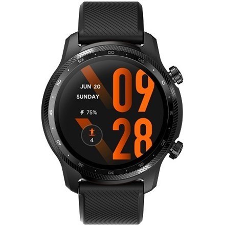 TicWatch Pro 3 Ultra GPS 3.56 cm (1.4"), Inteligentny zegarek, NFC, GPS (satelita), AMOLED + FSTN, Pulsometr, Bluetooth, 1 GB, 8