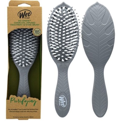 Grzebień Ułatwiający Rozczesywanie The Wet Brush Go Green Szary Zmiękczacz