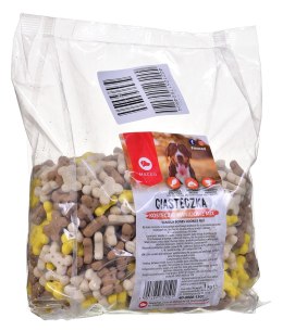 Maced Ciastka Kostka Wanilia Mix - przysmak dla psa - 1 kg