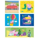 Zestaw 10 Puzzli Peppa Pig Clementoni SuperColor 220 Części