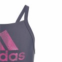 Strój Kąpielowy dla Dziewczynki Adidas Big Logo Niebieski - 14-15 Lat