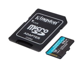 Karta pamięci microSD 64GB Canvas Go Plus 170/70MB/s Adapter