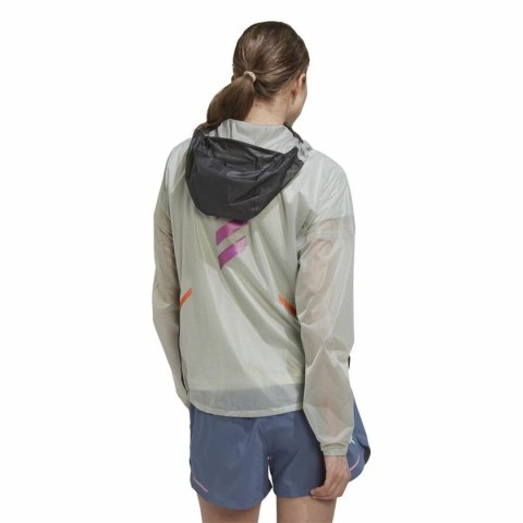 Kurtka Wiatrówka Adidas Agr Rain JW Biały Szary - S