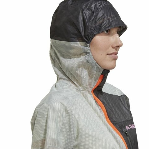 Kurtka Wiatrówka Adidas Agr Rain JW Biały Szary - S