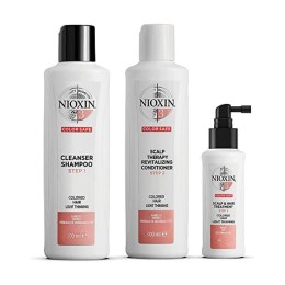 Zestaw do Włosów Nioxin System 3 Szampon Odżywka Leczenie (3 pcs)