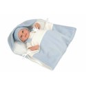 Lalka Baby Arias Elegance Babyto Smoczek 35 cm Niebieski