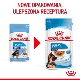 ROYAL CANIN SHN Maxi Puppy w sosie 10X140G