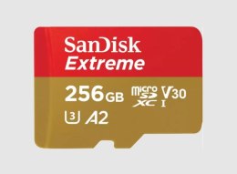 SANDISK EXTREME microSDXC 256 GB 190/130 MB/s A2