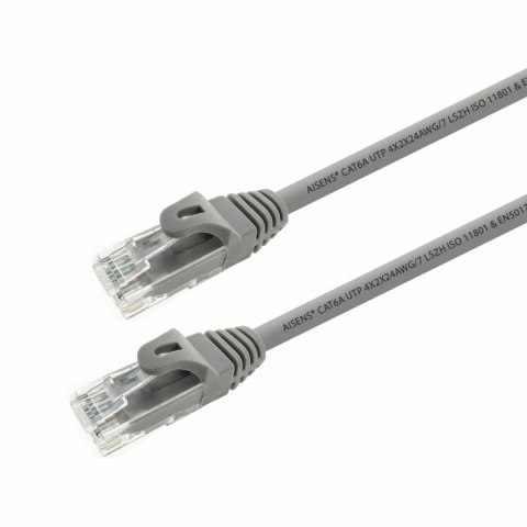 Kabel RJ45 Kategoria 6 UTP Sztywny Aisens A145-0329 Szary 5 m