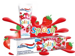 Aquafresh Splash Strawberry 3-8 lat Pasta do Zębów 50 ml