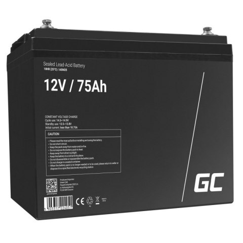 GREEN CELL AKUMULATOR ŻELOWY AGM25 12V 75AH