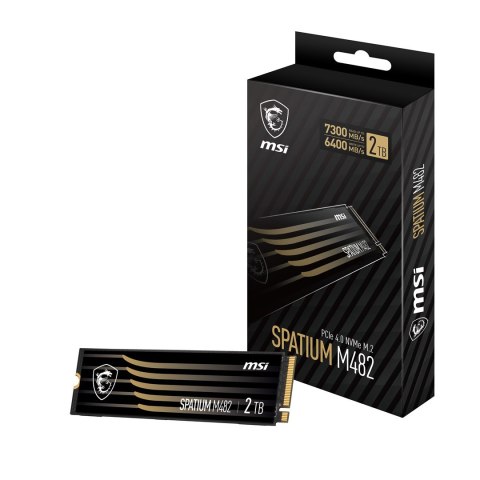 Dysk SSD MSI SPATIUM M482 2TB PCIe 4.0 NVMe M.2 2280