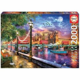 Układanka puzzle Educa London at sunset 19046 2000 Części