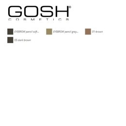 Kosmetyki do brwi Gosh Copenhagen - 01-brown