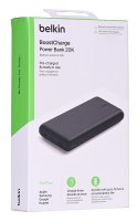 Powerbank Belkin BoostCharge Power Bank 20K 1xUSB-A + 1xUSB-C 20000mAh 30W Black