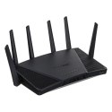 Synology RT6600ax Router WiFi6 1xWAN 3xGbE 1x2.5Gb router bezprzewodowy Tri-band (2.4 GHz/5 GHz/5 GHz) Czarny