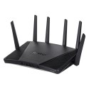 Synology RT6600ax Router WiFi6 1xWAN 3xGbE 1x2.5Gb router bezprzewodowy Tri-band (2.4 GHz/5 GHz/5 GHz) Czarny