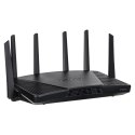 Synology RT6600ax Router WiFi6 1xWAN 3xGbE 1x2.5Gb router bezprzewodowy Tri-band (2.4 GHz/5 GHz/5 GHz) Czarny