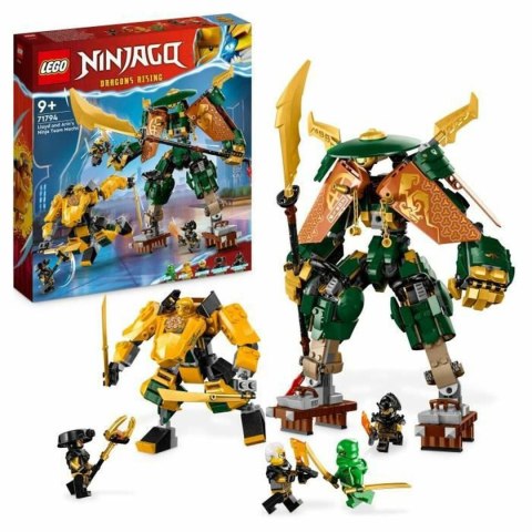 Zestaw do budowania Lego Ninjago 71794 The Ninjas Lloyd and Arin robot team