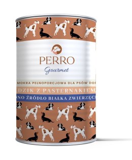 PERRO Gourmet Dzik z pasternakiem dla psów dorosłych 400 g