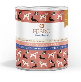 PERRO Gourmet Jeleń z cukinią dla psów dorosłych 800 g