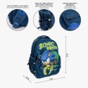Plecak szkolny Sonic Ciemnoniebieski 31 x 12 x 38 cm