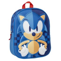 Plecak szkolny Sonic Niebieski 25 x 31 x 10 cm