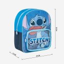 Plecak szkolny Stitch Niebieski 25 x 3 x 12 cm