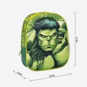 Plecak szkolny The Avengers Kolor Zielony 25 x 31 x 10 cm