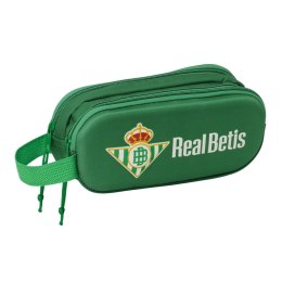Piórnik Podwójny Real Betis Balompié Kolor Zielony 21 x 8 x 6 cm 3D