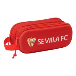 Piórnik Podwójny Sevilla Fútbol Club Czerwony 21 x 8 x 6 cm 3D