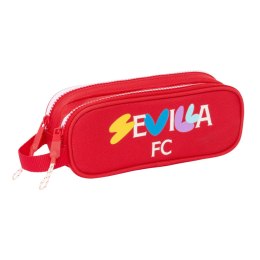 Piórnik Podwójny Sevilla Fútbol Club Czerwony 21 x 8 x 6 cm