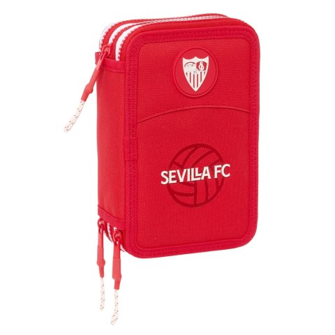 Piórnik potrójny Sevilla Fútbol Club Czerwony 12,5 x 19,5 x 5,5 cm 36 Części