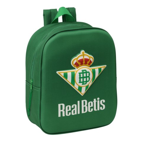 Plecak szkolny Real Betis Balompié Kolor Zielony 22 x 27 x 10 cm 3D