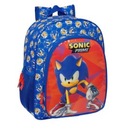 Plecak szkolny Sonic Prime Niebieski 32 x 38 x 12 cm