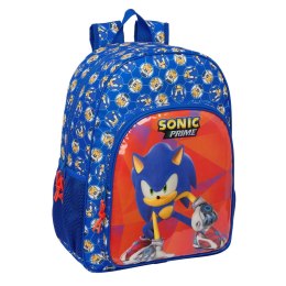 Plecak szkolny Sonic Prime Niebieski 33 x 42 x 14 cm