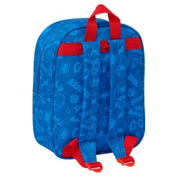 Plecak szkolny Spider-Man Czerwony Granatowy 22 x 27 x 10 cm 3D
