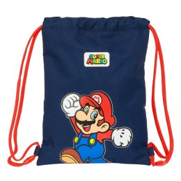 Worek na buty ze sznurkami Super Mario World Granatowy 26 x 34 x 1 cm