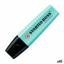 Marker fluorescencyjny Stabilo Turkusowy Ciasto (10 Sztuk)