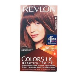 Farba bez Amoniaku Colorsilk Revlon CS Złoty Kasztan (1 Sztuk)