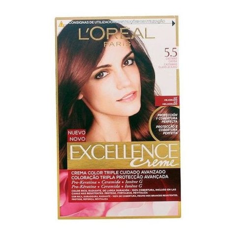 Trwała Koloryzacja Excellence L'Oreal Make Up 913-05602 Nº 9.0-rubio muy claro Nº 8.0-rubio claro 192 ml